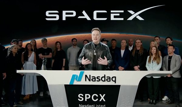 全球史上最大规模IPO！SpaceX在纳斯达克敲响上市钟