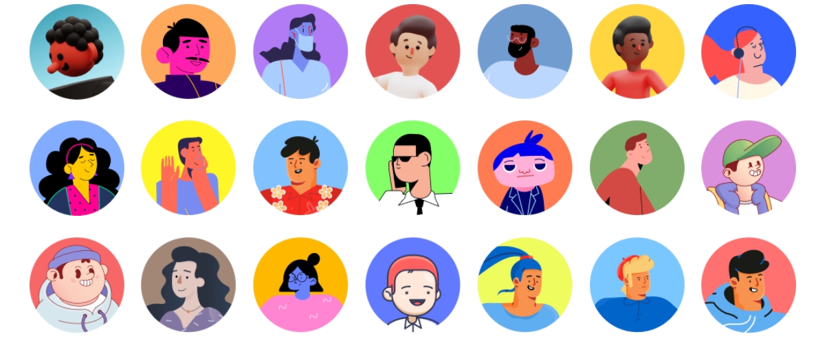 Free Userpics Pack 免费可商用头像100个